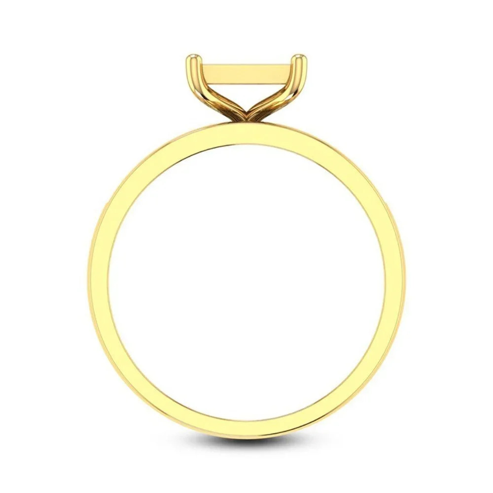 Refine Square Zircon Luxury Princess Fashion Square Rings for WomenEVGG1262